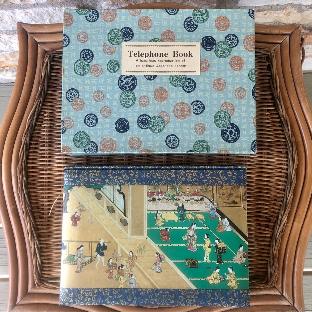 Telephone Number & Address Book Japanese Fine Art